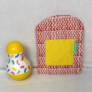 Lovevery Tummy Time Wobbler(5-6M) and crinkle bag (3-4M)